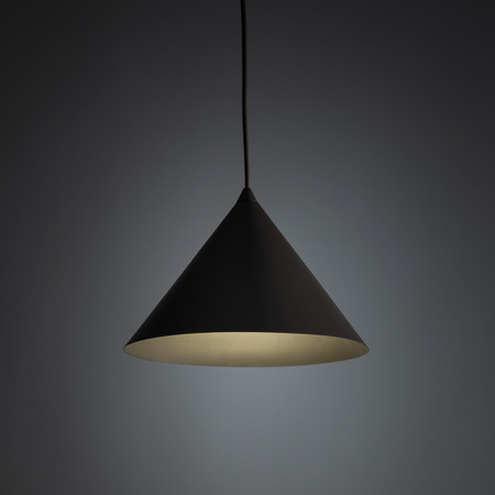 Lampa wisząca metalowy stożek w odcieniu brązu 26cm CONO M NEW BROWN 1XE27 Tk Lighting 11376