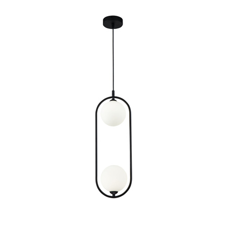 Lampa wisząca RING Maytoni czarna MOD013PL-02B