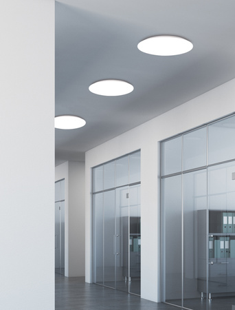 LAMPA SUFITOWA MEGA PLAFON 28 18W LED 4000K BIAŁY Candellux 12-75055