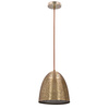 SFINKS LAMPA WISZĄCA 20/21 STOŻEK 1X60W E27 AŻUROWY PATYNA Candellux 31-43306