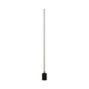 Prosta czarna liniowa lampa podłogowa LED 3000K/6000K  Flow MOD147FL-L20BK1 Maytoni