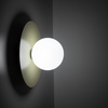 Kinkiet okragły z białą szklaną kulą PIXI PISTACIO 1xG9 Tk Lighting 11429