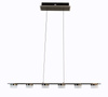 Lampa wisząca szóstka CASSIS czarna Aviano Lighting 7066-702