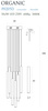MAXLIGHT P0205D LAMPA WISZĄCA ORGANIC 10x1 MIEDŹ MAŁA ŚCIEMNIALNA