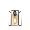 Lampa wisząca KALULA Italux PND-78901-1-BK+AMB