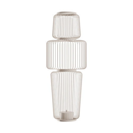 Lampa wisząca ażurowa druciana w kolorze beżowym 1xGX53 NOME B Nowodvorski 12250