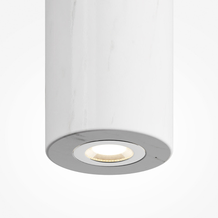 Lampa wisząca wąska tuba z kamienia Basic Texture LED MOD461PL-L5W3K