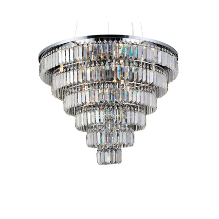 Duża lampa kryształowa w stylu glamour 80cm SALERNO XL PENDANT AZZARDO AZ2927