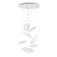 Ekskluzywna lampa wisząca siedem zwisów z akrylu LED 3000K do salonu Maxlight P0634D Empire 121W