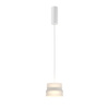 Lampa wisząca pojedyńcza z białym szklanym kloszem SCALA LED 3000K Maytoni MOD496PL-L12WK