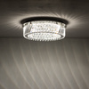 Okrągły plafon sufitowy kryształowy 43cm LUXORA LED Nowodvorski 11708
