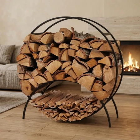 Ozdobny stojak na drewno KS-20 STOJAK WOOD RING L z serii KAJA HOME
