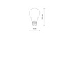 Żarówka szklana bursztynowa BULB VINTAGE LED E27 6W 2200K Nowodvorski 10596