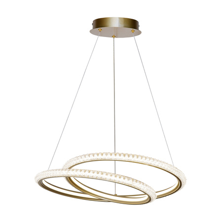 Lampa wisząca złota zawijana LED 3000K/4000K/6000K Kortia Italux PND-64873-GD