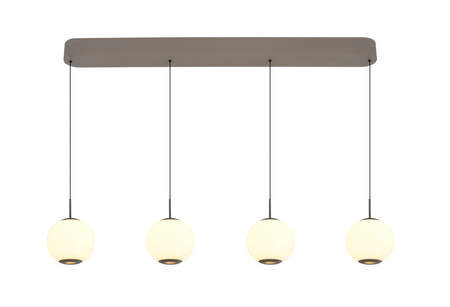 Lampa wisząca czwórka prosta LED Luberon kaszmirowa Aviano Lighting 7051-413