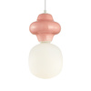 Lampa wisząca ceramiczna różowa 1xE14 Latera Italux PND-94331-1L-PK