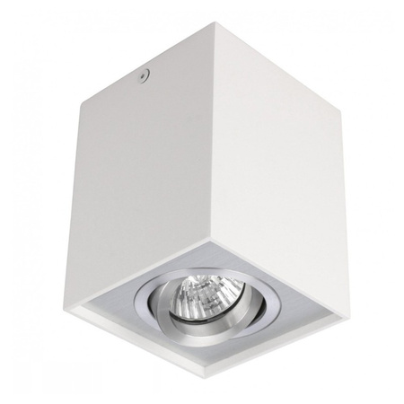 Oprawa natynkowa biały-aluminium ELOY 1 WH/ALU Azzardo AZ0872