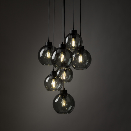 CUBUS GRAPHITE LAMPA WISZĄCA 7 KOŁO TK Lighting 10207