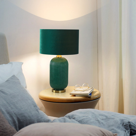 Lampa stołowa Tamiza 65 cm zielona 1xE27 Light Prestige LP-1515/1T big green