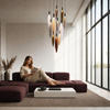Lampa wisząca jedenaście zwisających szklanych kloszy w mix kolorach NORDIC 11xG9 Candellux Studio 30-51271