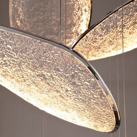 Ekskluzywna lampa wisząca siedem zwisów z akrylu LED 3000K do salonu Maxlight P0634D Empire 121W