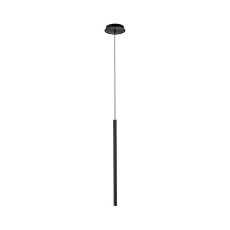 Pojedyńcza czarna cienka lampa wisząca LED 3000K FLUTE 2111-18
