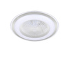 Plafon ZONDA SILVER LED 48W Milagro ML8503 srebrny z wentylatorem sterowany pilotem