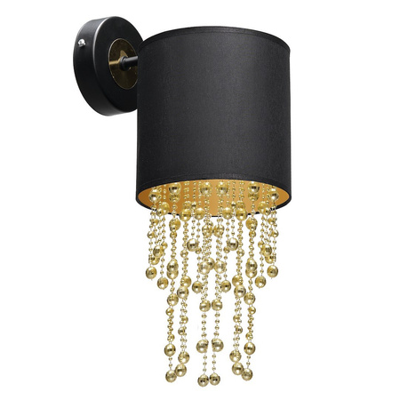 Kinkiet ALMERIA BLACK/GOLD Milagro MLP6438