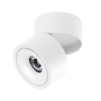 Biała oprawa natynkowa ruchoma COSTA 12W CCT SWITCH WH AZZARDO AZ6032