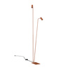 Lampa podłogowa w kolorze terakota dwa profile z ruchomymi reflektorami 2xGU10 R50 MONO Nowodvorski 12620