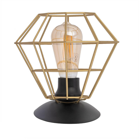 Lampka stołowa DIAMOND NEW BLACK/GOLD TK Lighting 5406