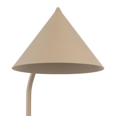 Lampa podłogowa w kolorze sabia z metalowym stożkowym kloszem 1xE27 CONO SABIA Tk Lighting 16211