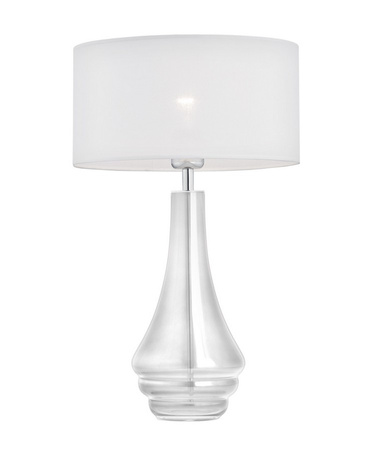 Lampa stołowa szklana przeźroczysta AMAZONKA 58cm Argon 3031