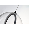 Nowoczesna, szklana lampa wisząca o lekkim designie NICOLE PENDANT CLEAR AZZARDO AZ6195