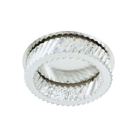Okrągły plafon sufitowy kryształowy 43cm LUXORA LED Nowodvorski 11708