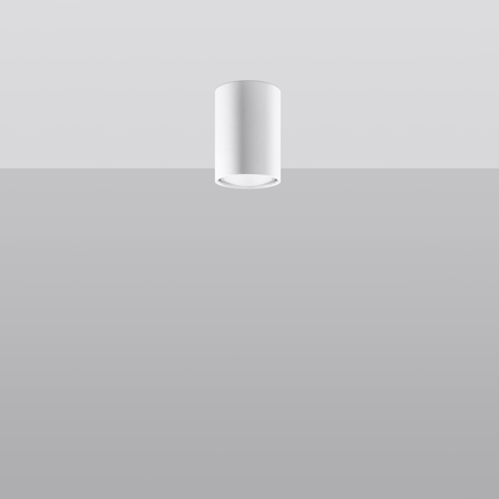 Lampa sufitowa, oprawa LAGOS 10 metalowa biała Sollux Lighting SL.0996
