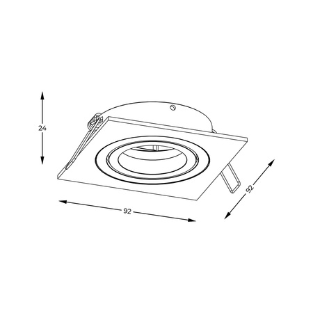 Spot CHUCK GU10 Zuma Line ARGU10-040-N