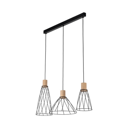 MODESTO WOOD SOSNA LAMPA WISZACA 3 TK Lighting 10158