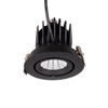 Czarna oprawa wpustowa RUBIO z regulacją 10W CZARNA MAXLIGHT H0133