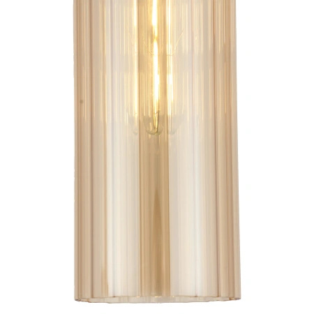 Lampa wisząca czarna potrójna z miodowymi kloszami Malika 3xE27 PL0140-3 Yaskr
