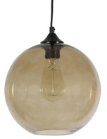 LAMPA WISZĄCA EDISON 25 1X60W E27 BRĄZOWY Candellux 31-28259-Z