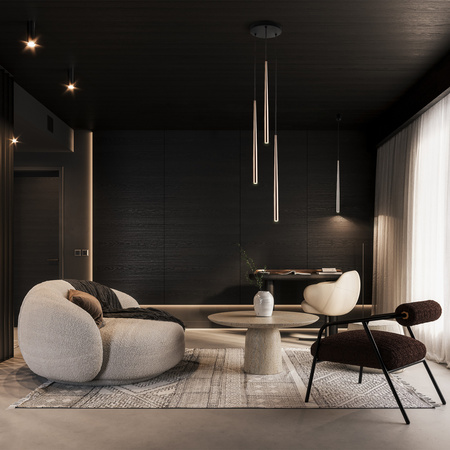 PIANO BLACK GOLD LAMPA WISZACA 3 TK Lighting 10117