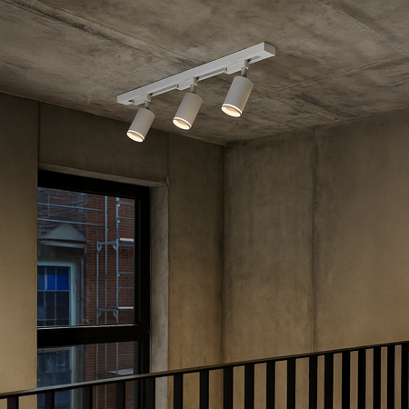 Zestaw Oprawa Pipe Ring Track Biały 3xGU10 1m Milagro ML2084