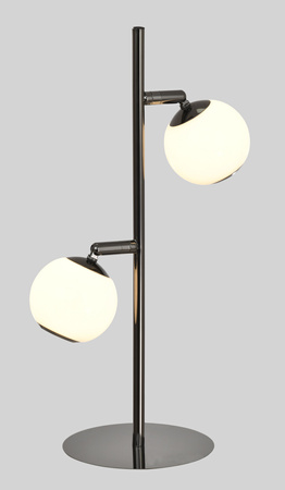Lampa stojąca dwójka LED Luberon czarny chrom Aviano Lighting 8051-205