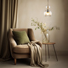 Lampa wisząca pojedyńcza koniakowe ryflowane szkło SOPHIA COGNAC 1xE14 Tk Lighting 11040