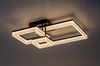 Lampa sufitowa trzy czarne kwadraty LED zmienna barwa światła Amilia Rabalux 71386