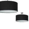 Lampa podsufitowa CASINO BLACK/CHROME 1xE27 Milagro ML6379