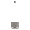 Lampa wisząca abażur z tkaniny 40cm w kolorze jedwabistego grafitu 1xE27 LAGO S Nowodvorski 11673