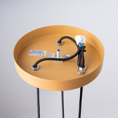 Lampa wisząca ARCHE 3P złota Sollux SL.1342