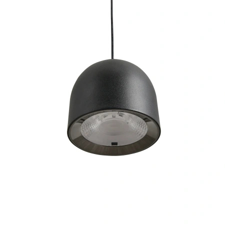 Czarna lampa wisząca o średnicy 10cm Saila LED 3000K PL0115-BK Yaskr